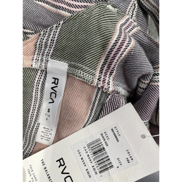 RVCA Striped Pink and Gray Midi Dress - Picture 5 of 7